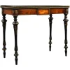 Pamono Victorian Burr Walnut Inlaid Card Table, 1860s Sale