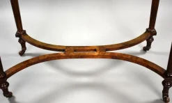 Pamono Victorian Burr Walnut Writing Table, 1870s Outlet