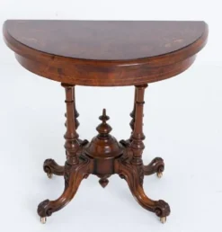 Pamono Victorian Card Games Table in Walnut, 1860 Online