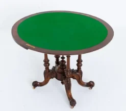 Pamono Victorian Card Games Table in Walnut, 1860 Online
