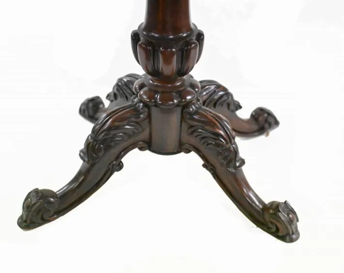 Pamono Victorian Card Table in Walnut, 1890s Hot