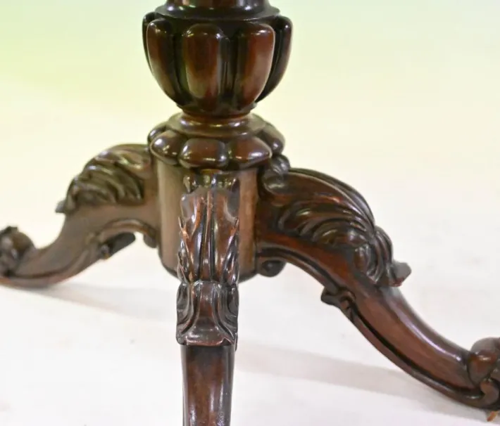 Pamono Victorian Card Table in Walnut, 1890s Hot