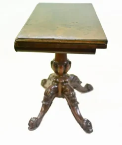 Pamono Victorian Card Table in Walnut, 1890s Hot