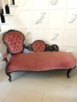 Pamono Victorian Carved Walnut 3 Piece Suite, 1860s, Set of 3 Sale