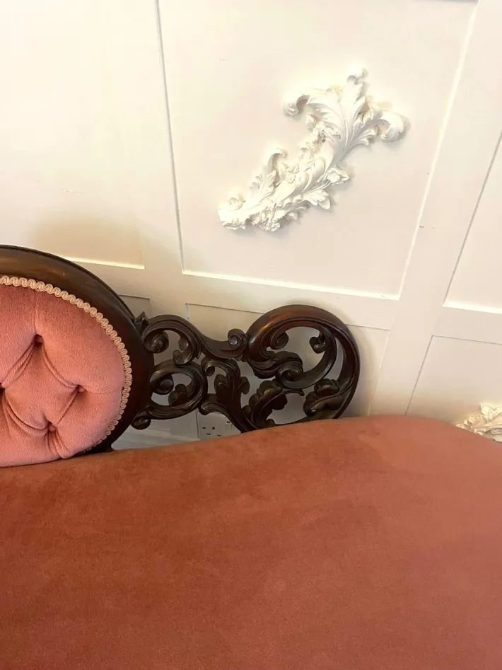 Pamono Victorian Carved Walnut 3 Piece Suite, 1860s, Set of 3 Sale