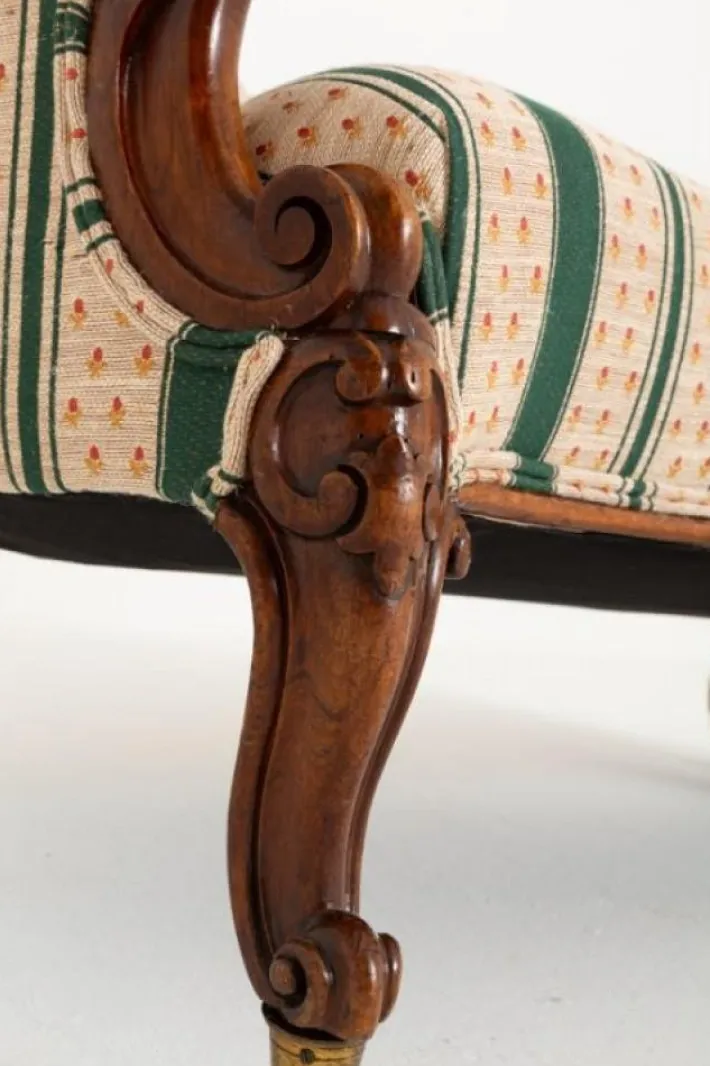 Pamono Victorian Chaise Lounges in Mahogany, 1860s Outlet