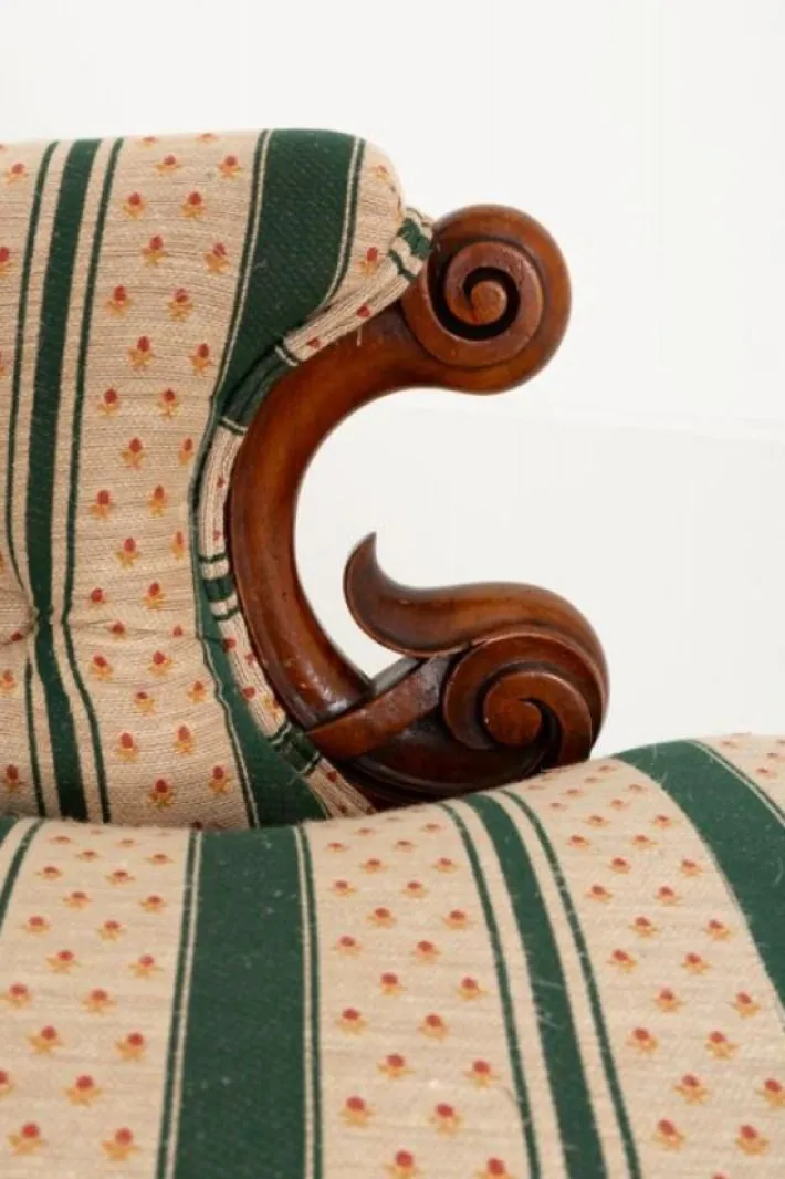 Pamono Victorian Chaise Lounges in Mahogany, 1860s Outlet