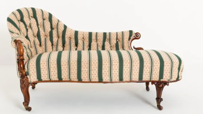 Pamono Victorian Chaise Lounges in Mahogany, 1860s Outlet