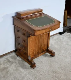 Pamono Victorian Davenport Secretaire in Walnut, England Outlet