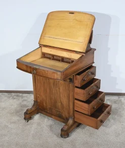 Pamono Victorian Davenport Secretaire in Walnut, England Outlet
