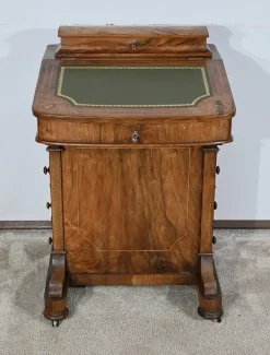 Pamono Victorian Davenport Secretaire in Walnut, England Outlet