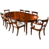 Pamono Victorian Dining Table and Barback Dining Chairs, 1890s, Set of 9 Discount