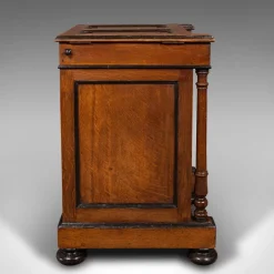 Pamono Victorian English Artists Materials Table in Oak by Roberson & Co, 1870s New