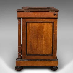 Pamono Victorian English Artists Materials Table in Oak by Roberson & Co, 1870s New