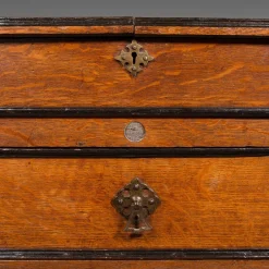 Pamono Victorian English Artists Materials Table in Oak by Roberson & Co, 1870s New