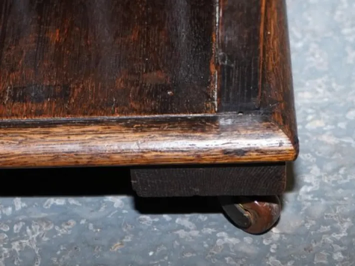 Pamono Victorian English Oak Carved Revolving Bookcase Clearance