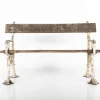 Pamono Victorian Faux Bois Garden Bench, 1890s New