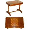 Pamono Victorian Game Table in Walnut and Hardwood Discount