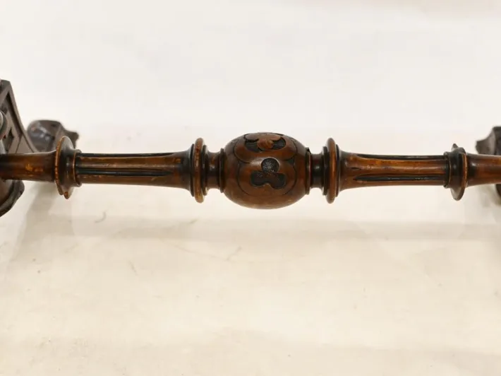 Pamono Victorian Games Table in Burr Walnut, 1880s Hot