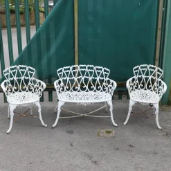 Pamono Victorian Garden Furniture, 1900, Set of 3