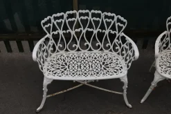 Pamono Victorian Garden Furniture, 1900, Set of 3