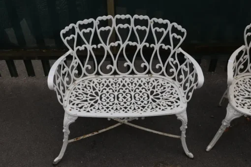 Pamono Victorian Garden Furniture, 1900, Set of 3