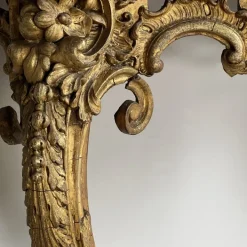Pamono Victorian Giltwood and Marble Console Table Best