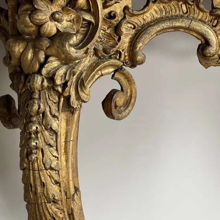 Pamono Victorian Giltwood and Marble Console Table Best