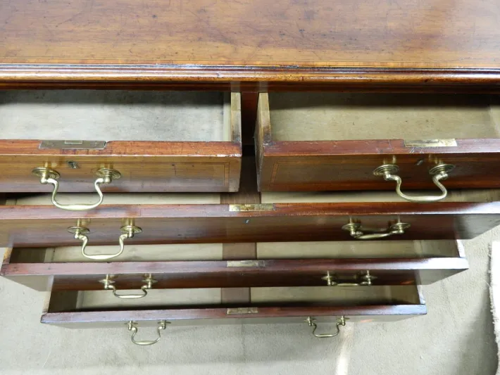 Pamono Victorian Mahogany Chest of Drawers, 1890s