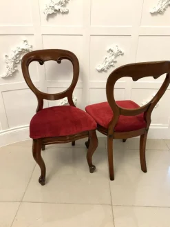 Pamono Victorian Mahogany Dining Chairs, 1860s, Set of 6 Hot