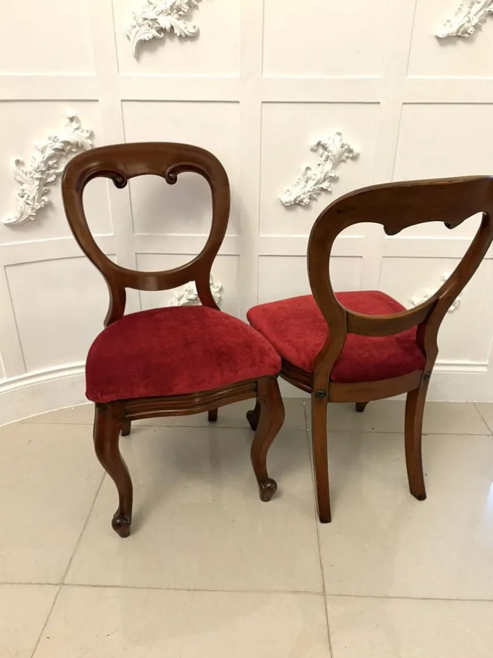 Pamono Victorian Mahogany Dining Chairs, 1860s, Set of 6 Hot