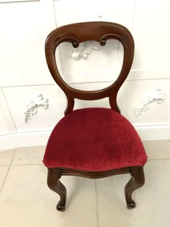 Pamono Victorian Mahogany Dining Chairs, 1860s, Set of 6 Hot