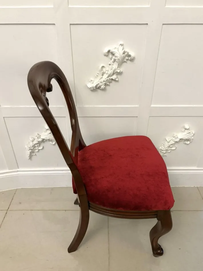 Pamono Victorian Mahogany Dining Chairs, 1860s, Set of 6 Hot
