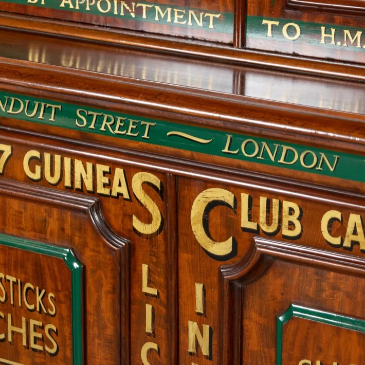 Pamono Victorian Mahogany Gun Shop Display Cabinet, 1880s Outlet