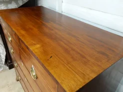 Pamono Victorian Mahogany Inlay Chest of Drawers Hot