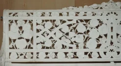 Pamono Victorian Nasturtium Pattern Garden Bench from Coalbrookdale, 1870 Clearance