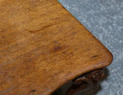 Pamono Victorian Oak Carved Hallway Chairs with Lion Paw Feet, Set of 2 Hot