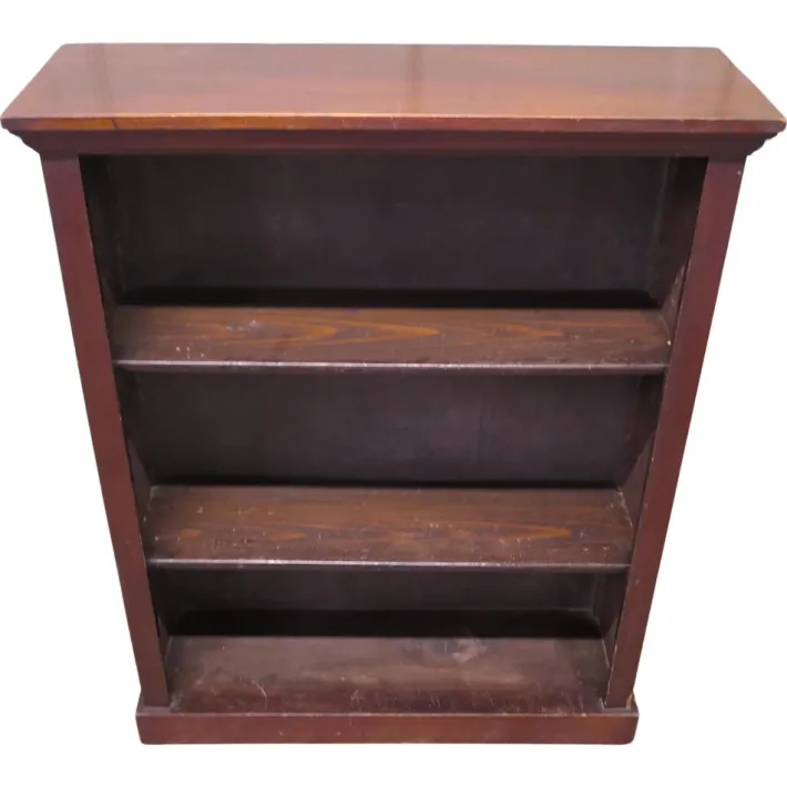 Pamono Victorian Open Bookcase in Mahogany Sale