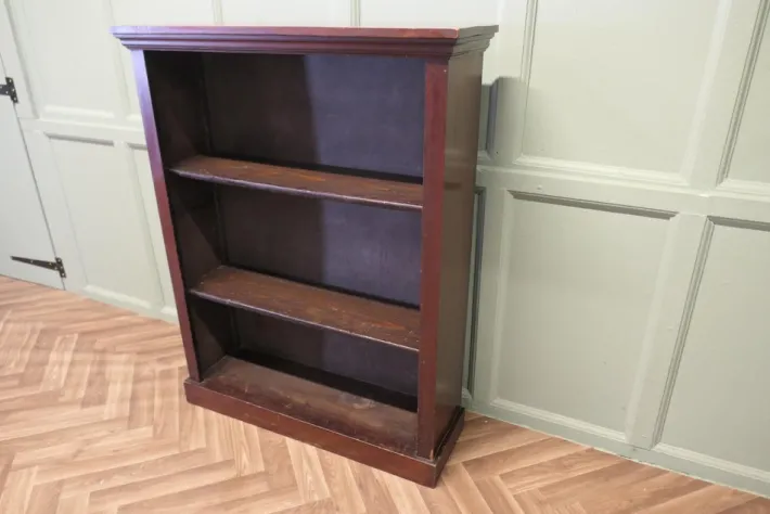 Pamono Victorian Open Bookcase in Mahogany Sale