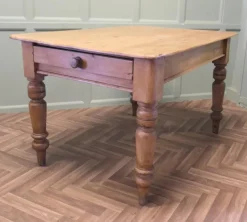 Pamono Victorian Pine Farmhouse Kitchen Table Discount