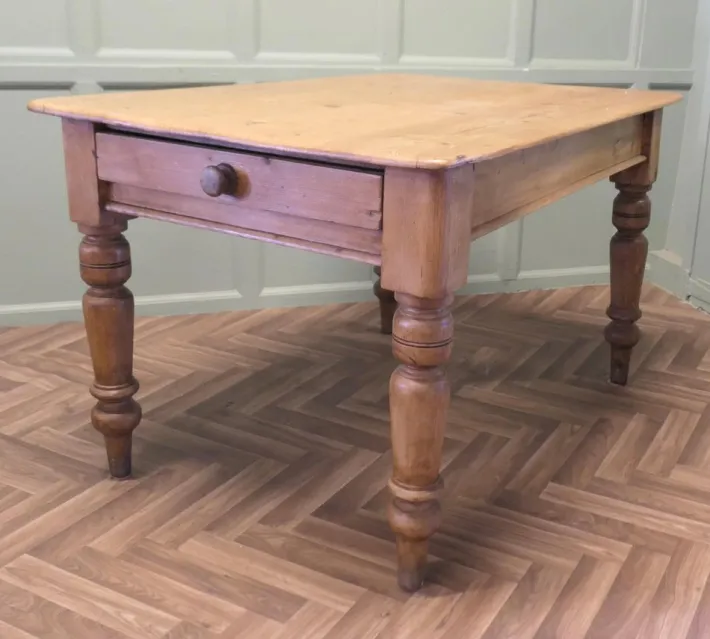 Pamono Victorian Pine Farmhouse Kitchen Table Discount