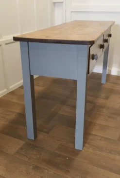 Pamono Victorian Pine Kitchen Worktable Hot