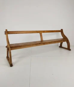 Pamono Victorian Pitch Pine School Benches, 1890s New