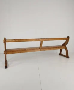 Pamono Victorian Pitch Pine School Benches, 1890s New