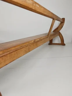 Pamono Victorian Pitch Pine School Benches, 1890s New
