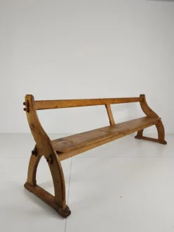 Pamono Victorian Pitch Pine School Benches, 1890s New