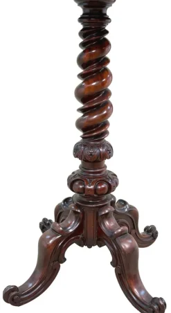 Pamono Victorian Walnut and Specimen Marble Chess Table, 1860 New