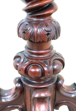 Pamono Victorian Walnut and Specimen Marble Chess Table, 1860 New