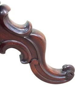 Pamono Victorian Walnut and Specimen Marble Chess Table, 1860 New