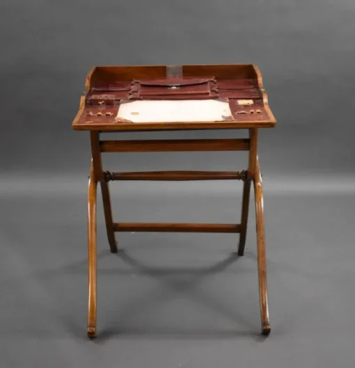Pamono Victorian Walnut Campaign Travelling Desk, 1880s Online